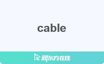 cable 意思